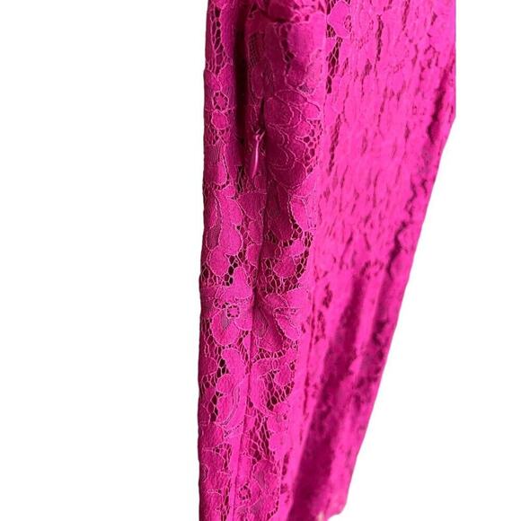 Joie Rori Magenta Pink Lace Dress Size Small - Picture 6 of 9